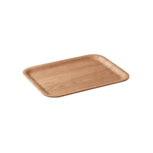 Natural Wood Non-Slip Serving Tray – 320x240 mm