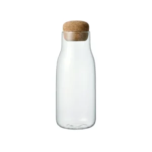 Elegant Heat-Resistant Glass Storage Bottle – 600ml